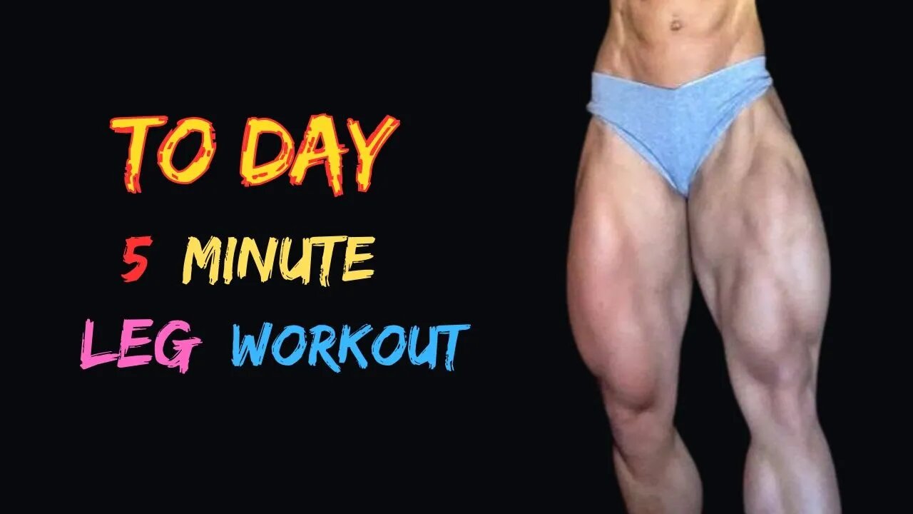 5 MINUTE LEG WORKOUT | FOR WOMEN