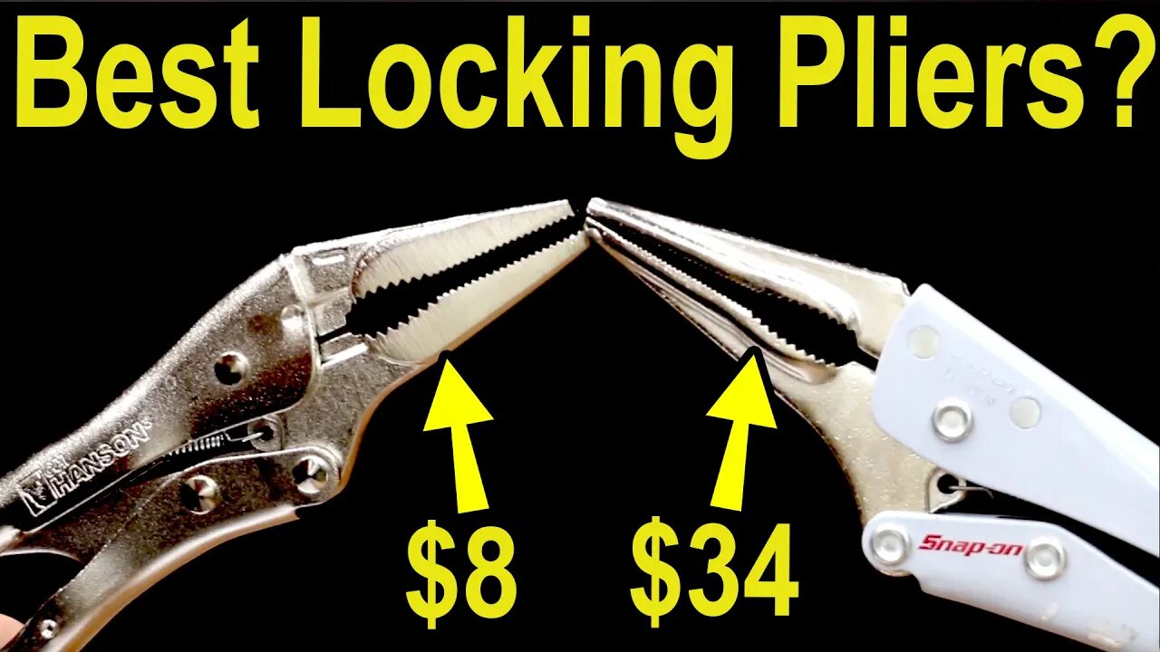 SNAP ON "Locking Pliers" Best? Let's find out! Snap On vs Irwin, Milwaukee, Irwin, Tekton, CH Hanson