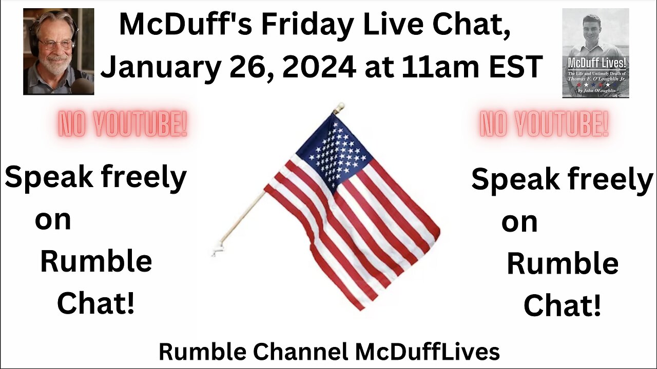 McDuff's Friday Live Chat, January 26, 2024