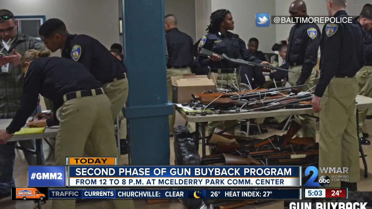 2018 Baltimore Police gun buyback program