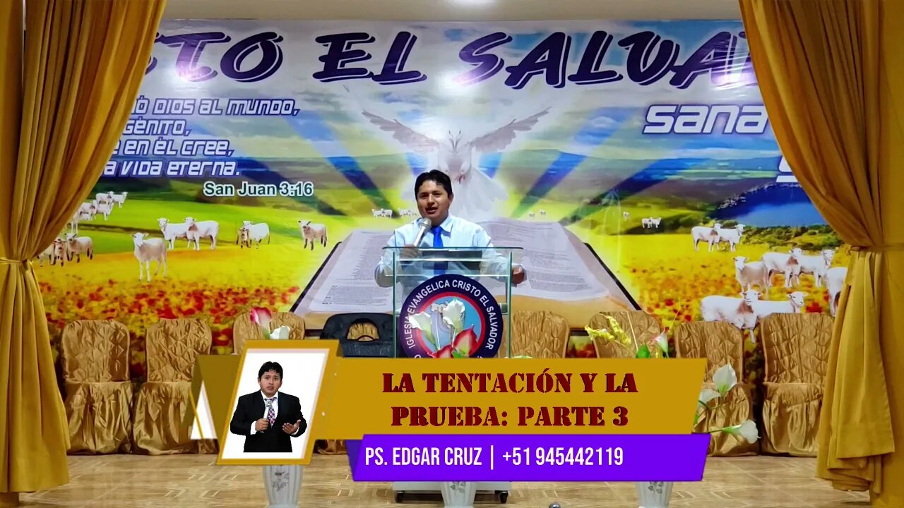 LA TENTACIÓN Y LA PRUEBA: PARTE 3 - EDGAR CRUZ MINISTRIES