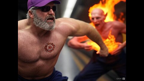 Jason J Daniel Show #128 maniac Burns woman Alive on Subway, new York is Gotham
