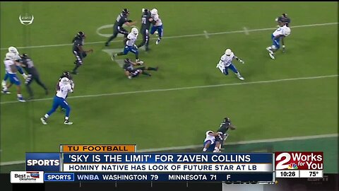 Tulsa Linebacker Zaven Collins is multi-talented and has NFL potential