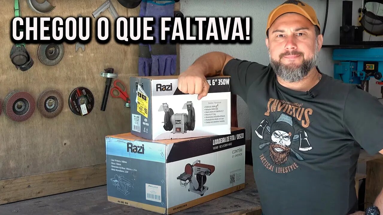 Unboxing: Finalmente temos uma lixadeira multiuso!