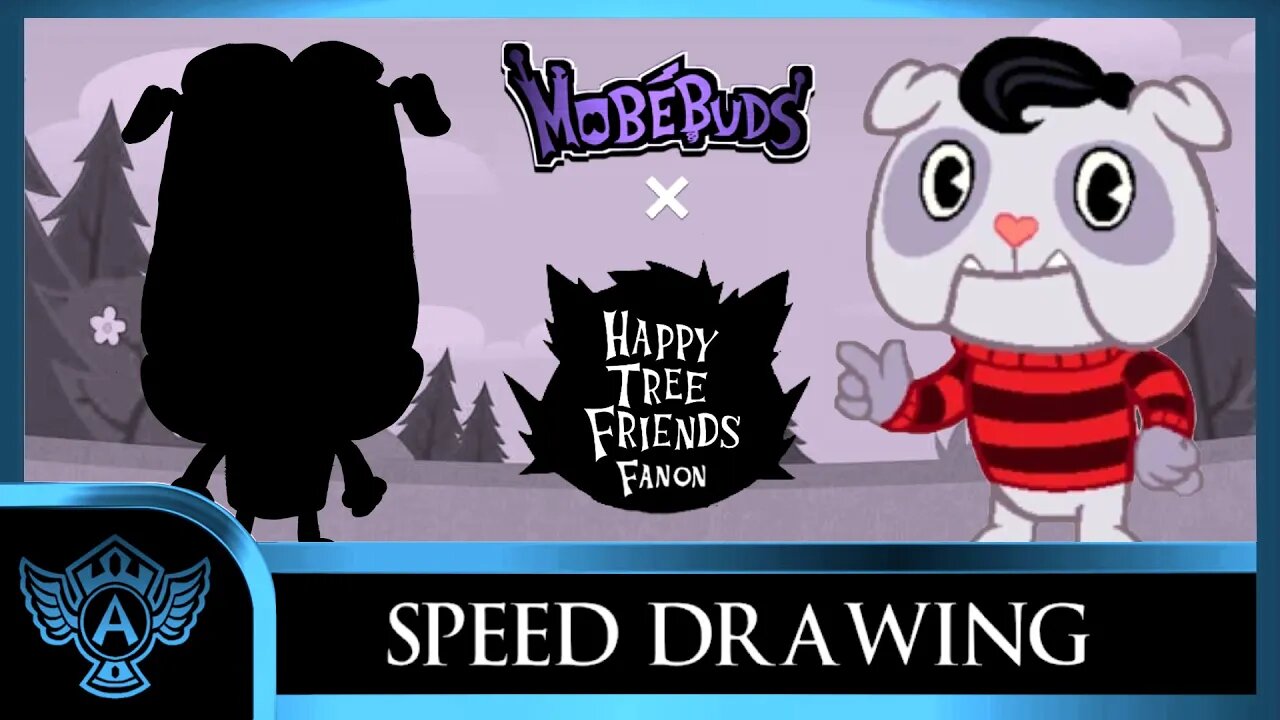 Speed Drawing: Happy Tree Friends Fanon - Dribbles | Mobebuds Style