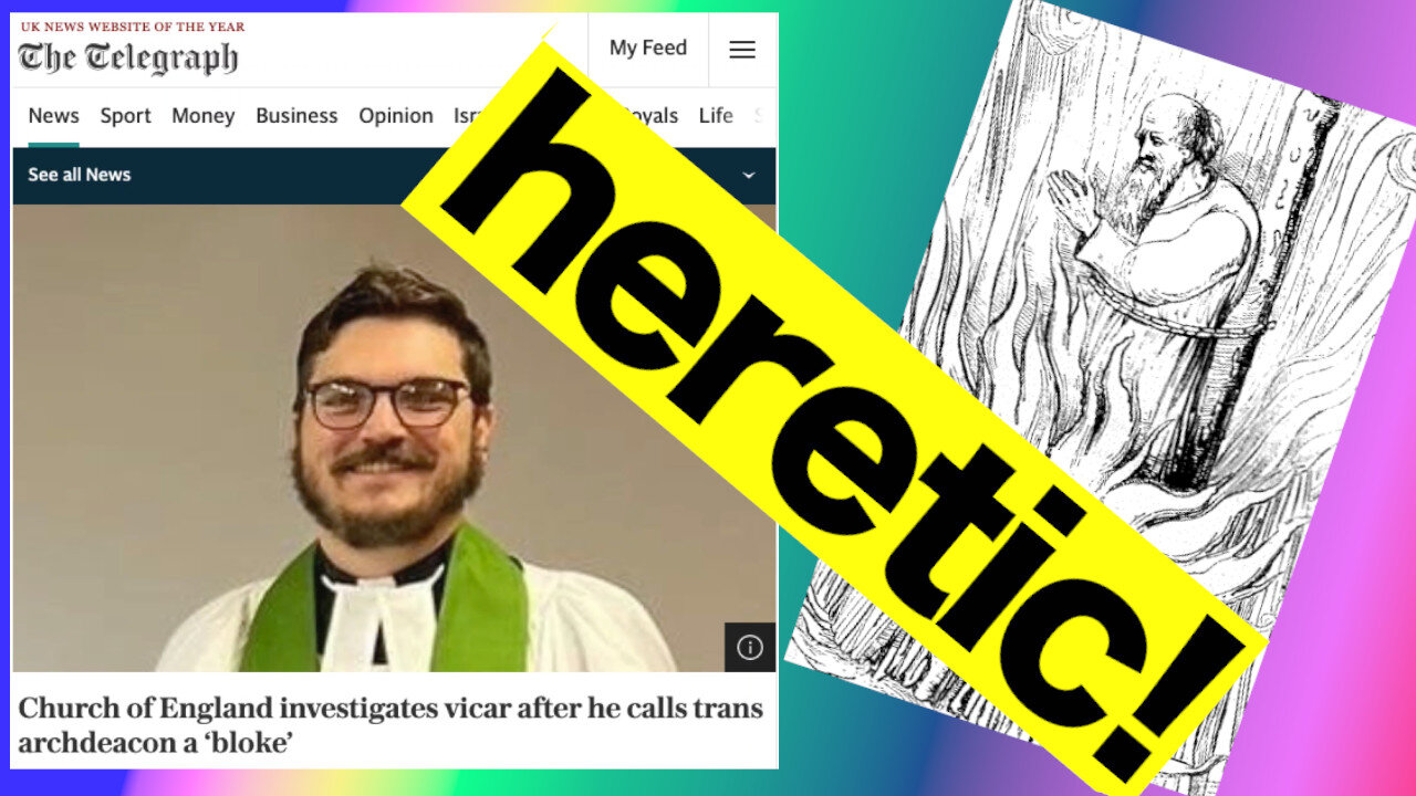 That's no bloke, that's a Laydee - as the Bishop said to the Vicar.