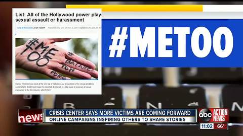 High profile celebrity sexual harassment allegations empower victims to be unafraid