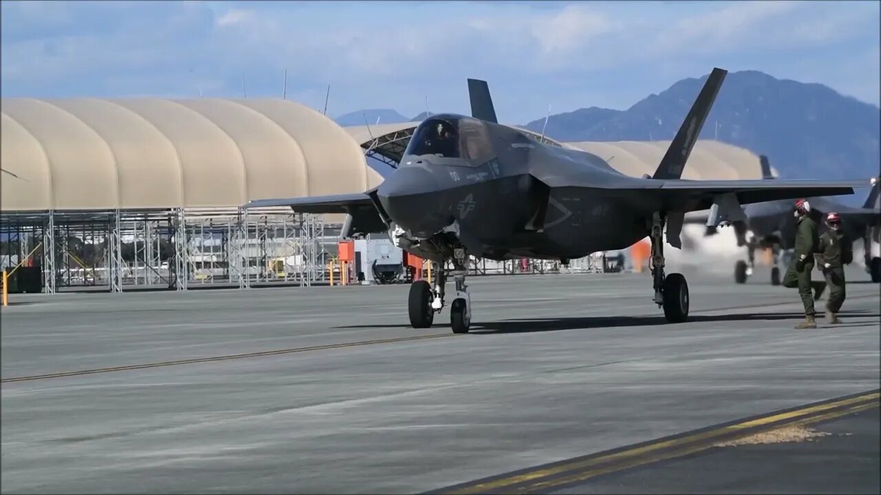 U.S. Marine F-35Bs Participate In Exercise Noble Fusion