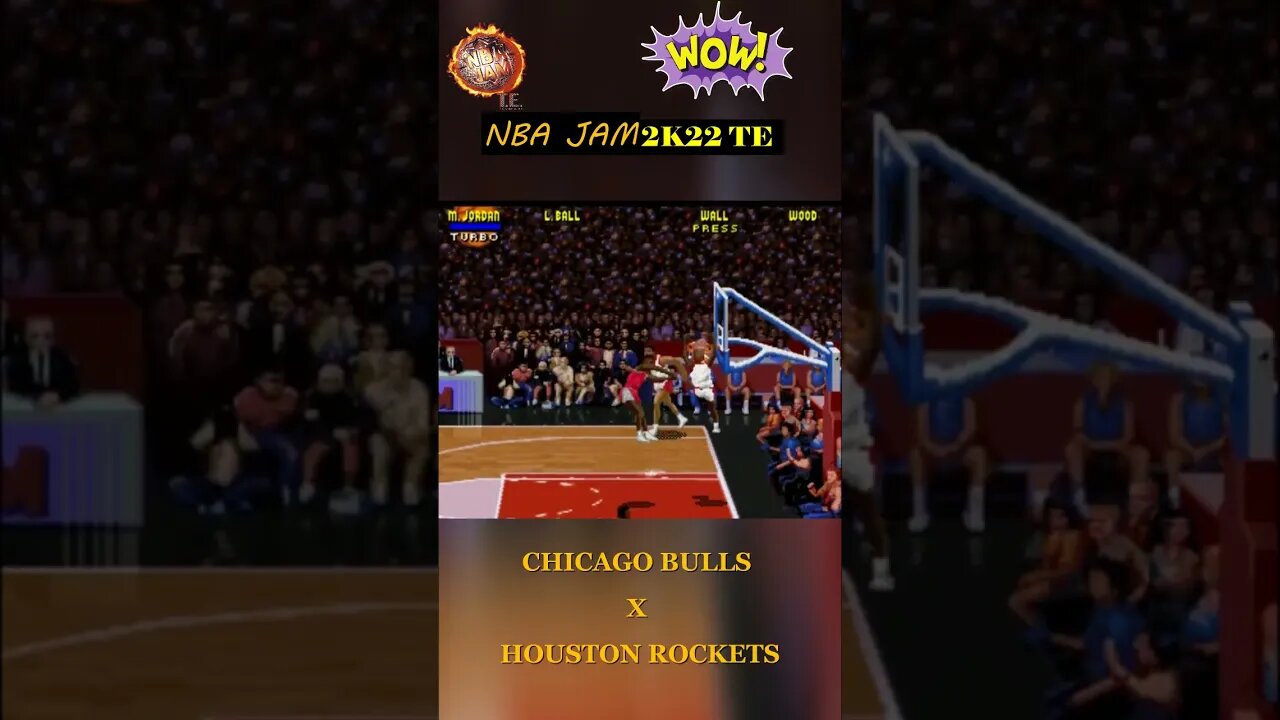 #1 NBA JAM TE 2K22 CHICAGO BULLS COM MJ X HOUSTON ROCKETS #semedissaum #games #nba