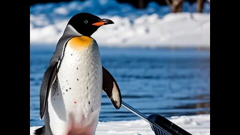 Penguin Shoveling