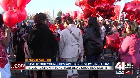 Family pleads for end to gun violence at vigil