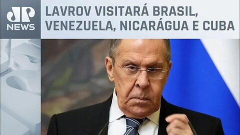 Lula recebe ministro russo Sergei Lavrov nesta segunda-feira (17)