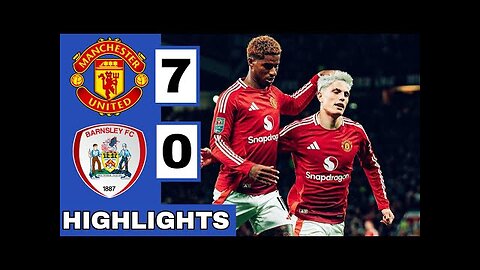 🔴Manchester United vs Barnsley FC (7-0) Extended HIGHLIGHTS _ Carabao Cup