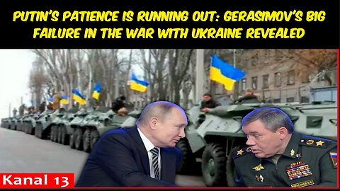 Putin's patience is running out: Gerasimov's big failure in the war with Ukraine revealed