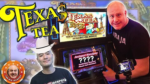 💥 HUGE HANDPAY! 💥Texas Tea 3x3 Jackpot Bonus on a $90 Bet!