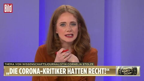 „Die Corona-Kritiker hatten Recht!“ | Cornelia Stolze bei Viertel nach Acht