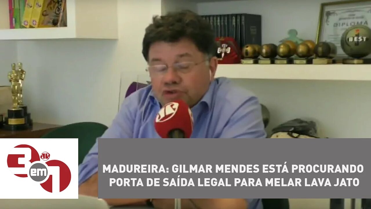 Madureira: Gilmar Mendes está procurando porta de saída legal para melar Lava Jato