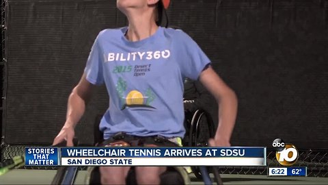 SDSU adaptive tennis