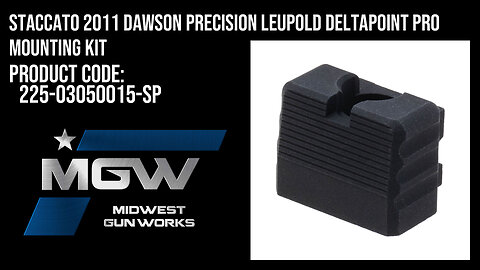 Staccato 2011 Dawson Precision Leupold DeltaPoint Pro Mounting Kit - 225-03050015-SP