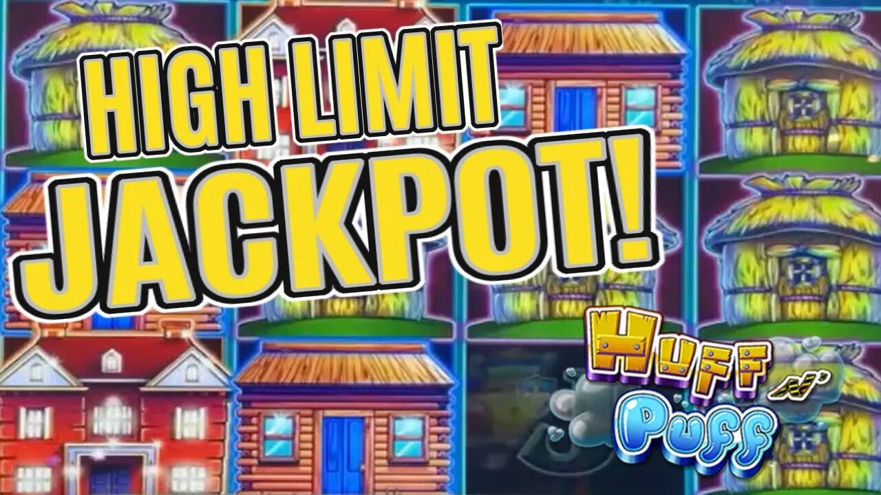 HUFF & PUFF IS ON FIRE! ⚠️ ANOTHER MASSIVE HIGH LIMIT JACKPOT!!!