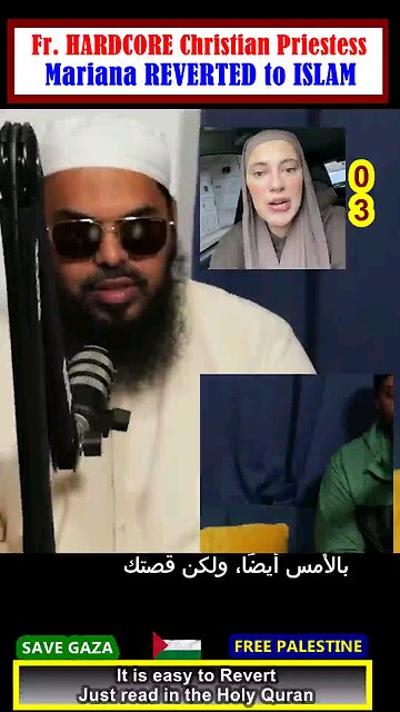 Former HARDCORE Christian Priestess Mariana REVERT to ISLAM 03 داعية مسيحية متشددة تعتنق الاسلام