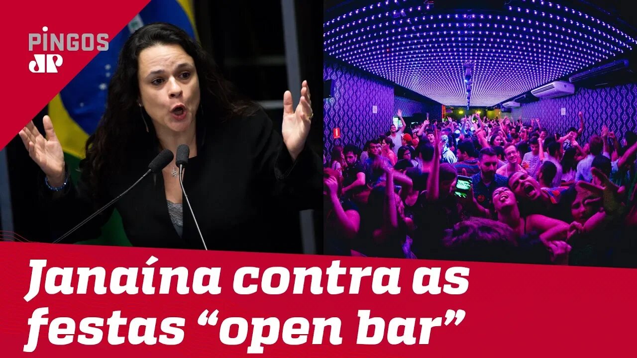 Janaina Paschoal contra as festas "open bar"