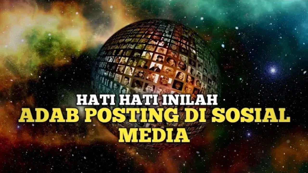 ADAB POSTING DAN SHARE DI MEDIA SOSIAL