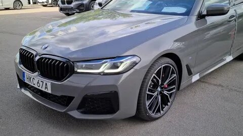 [8k] FACELIFT 5-series looks great! 520d xDrive Bernina Grey. I want a facelift M5 please 🤩