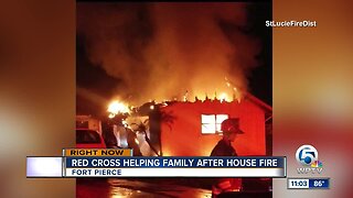 Fire displaces family of 5 in St. Lucie County