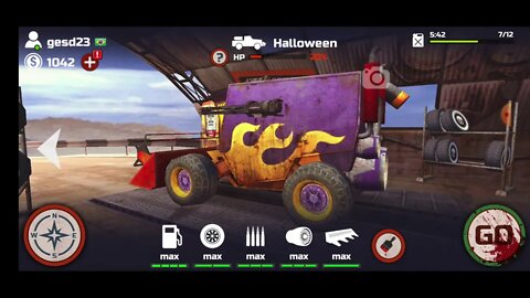 GUIGAMES - Derby Zombie 2 - Halloween fase 9 - Carro Halloween