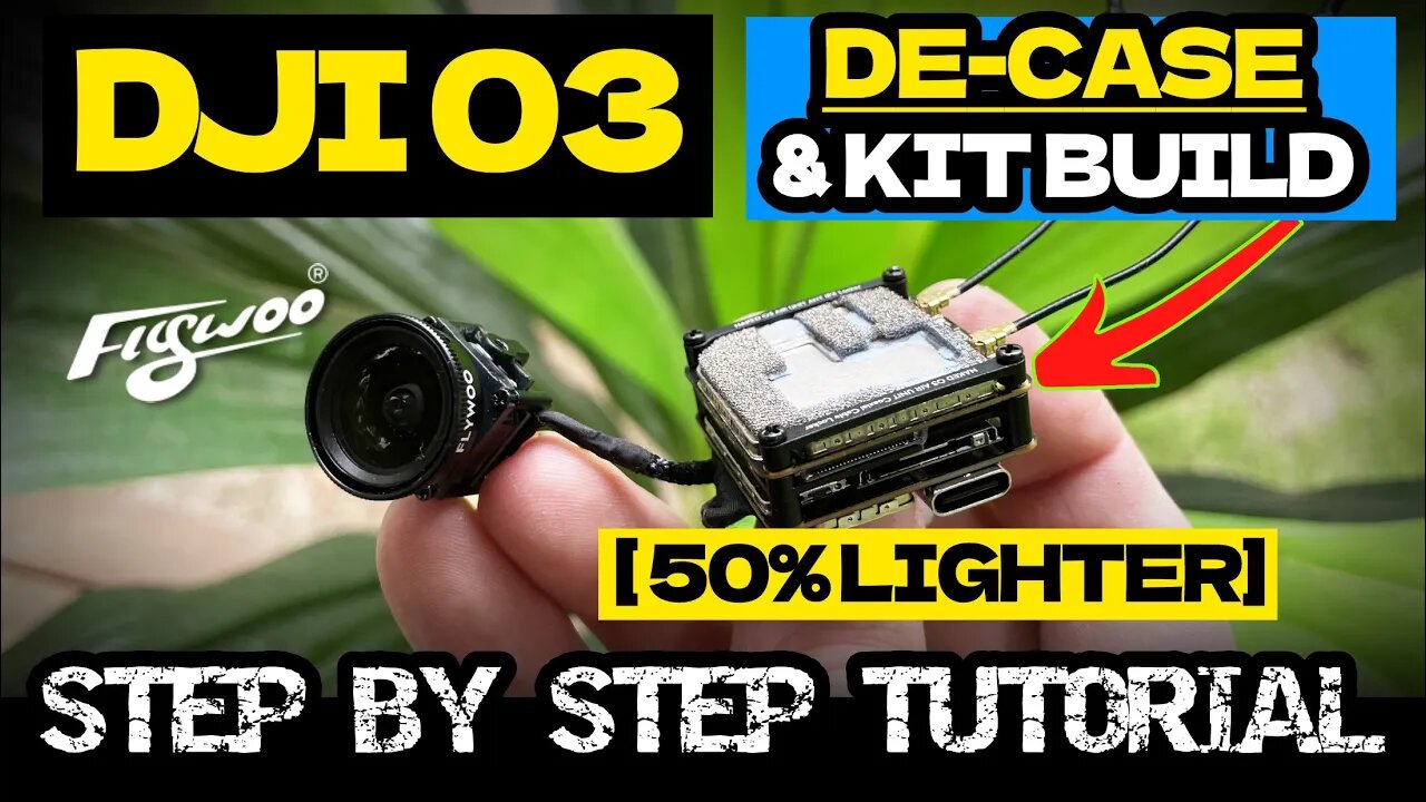 FLYWOO Naked Dji 03 Decase & Build - Step by Step Tutorial