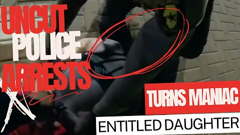 😱 Entitled Daughter Turns into a Maniac After She's Arrested for Attacking Her Boyfriend's Father 🚔