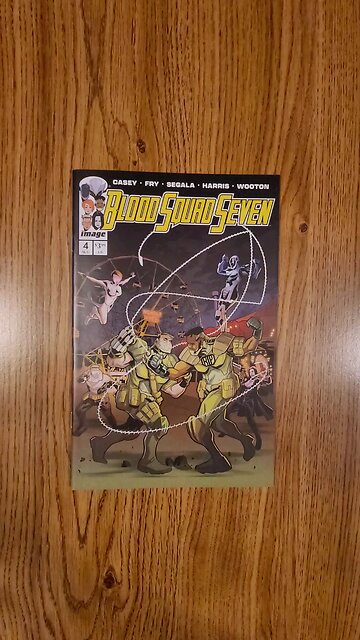 Blood Squad Seven #4 Image Comics #quickflip Comic Book Review Joe Casey,Paul Fry #shorts