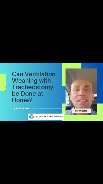 Can ventilation weaning with tracheostomy be done at home?