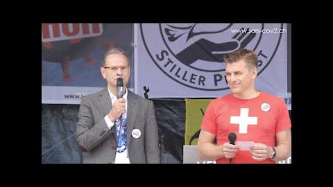 Werner Boxler & Josef Ender - Stiller Protestmarsch 22.05.2021 - Neuchâtel/Neuenburg NE