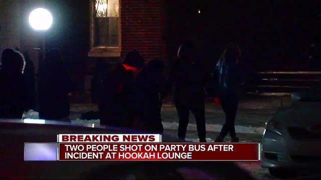 Suspects on loose after 2 injured following Highland Park party bus shooting