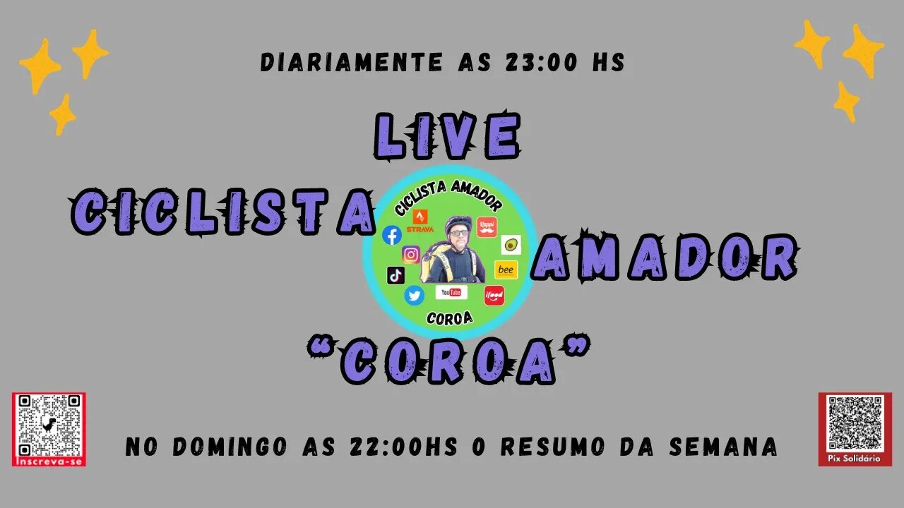Ciclista Amador live "O RESUMO DA SEMANA" 06/23 @CiclistAmadorcoroa