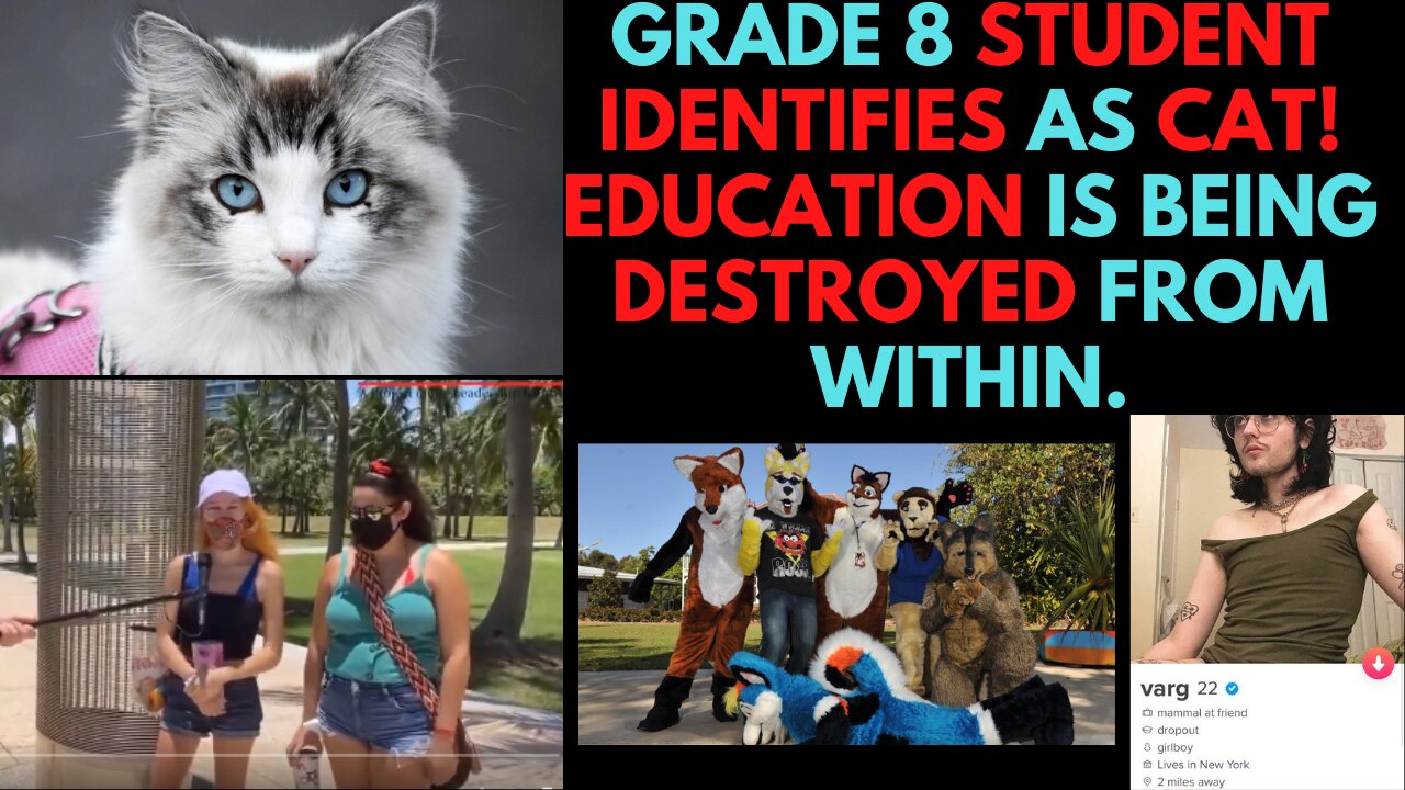 Private School Girl identifies as a CAT! wtf