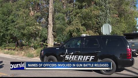 Names of officers involved in gun battle released