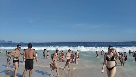 🇧🇷 Leme Beach, Rio de Janeiro ❤️ walking tour