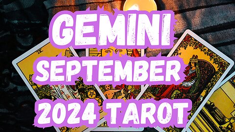 Gemini ♊️ - Follow the path of least resistance! September 2024 Evolutionary Tarot #gemini #tarot