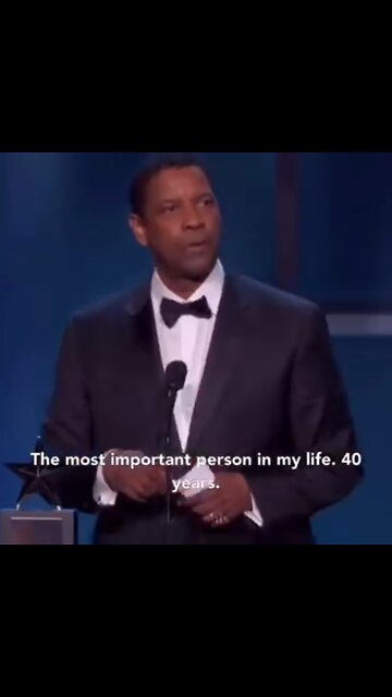 Denzel Washington gives Tribute to his Wife. #mindsetofgreatness #motivation #denzelwashingtonquotes