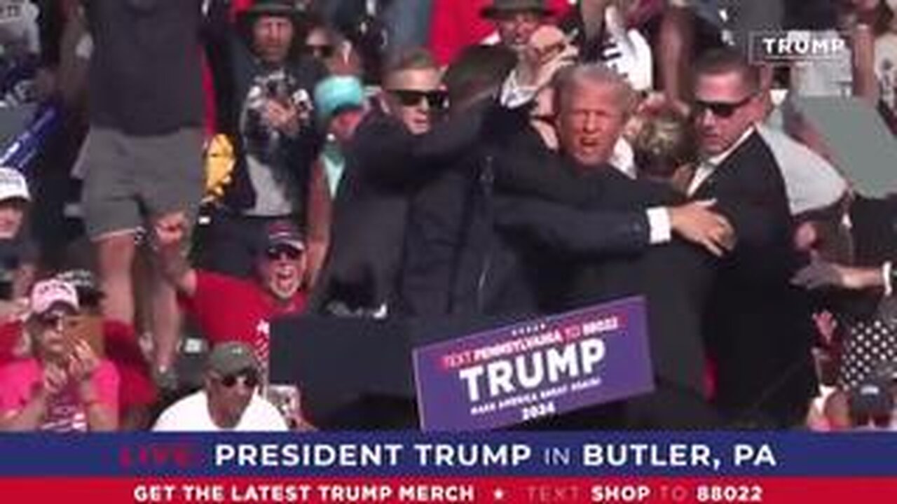 Fake assassination attempt on Trump in Butler PA