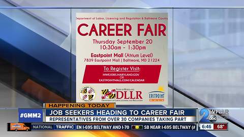 Companies looking to hire at Baltimore County career fair