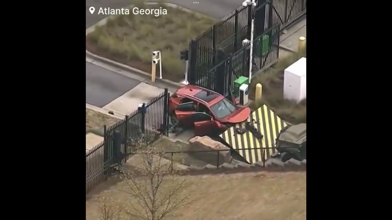 DRIVER RAMS VEHICLE🏢🚧🚗INTO FBI HEADQUARTERS SECURITY GATE🚧🚗💫