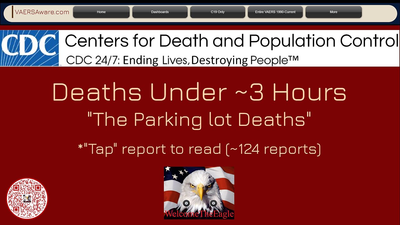 VAERS Parking Lot Deaths aka DEATHS Under 3hrs