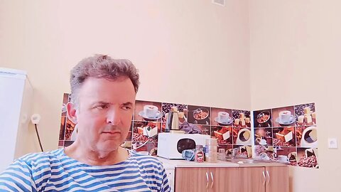 Early Morning Chat in Soviet Suite.