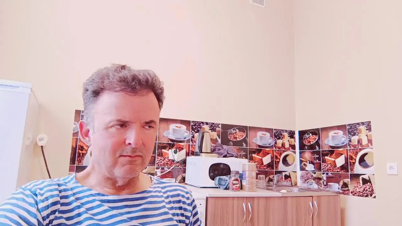 Early Morning Chat in Soviet Suite.