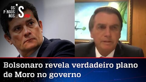 Bolsonaro: Moro queria vaga no STF, mas eu nunca tive esse compromisso com ele