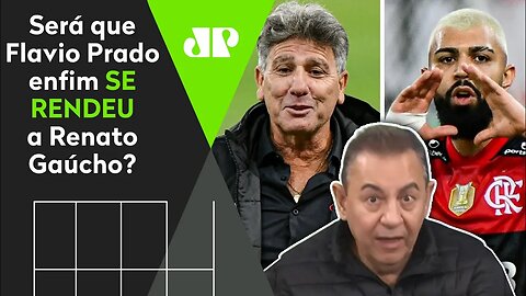 Não iria ser HILÁRIO? OLHA o que Flavio Prado falou de Renato Gaúcho "VOANDO" no Flamengo!